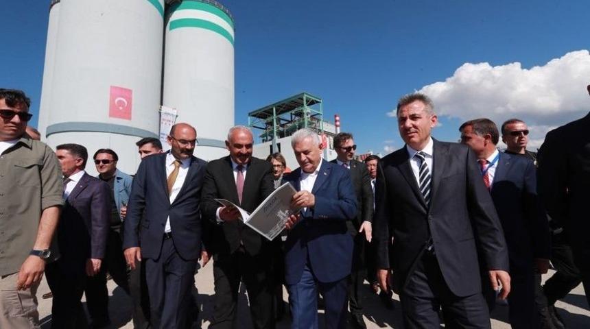 Başbakan Yıldırım, Doğubayazıt&rsquo;ta &Ccedil;imento Fabrikası A&ccedil;ılışına Katıldı