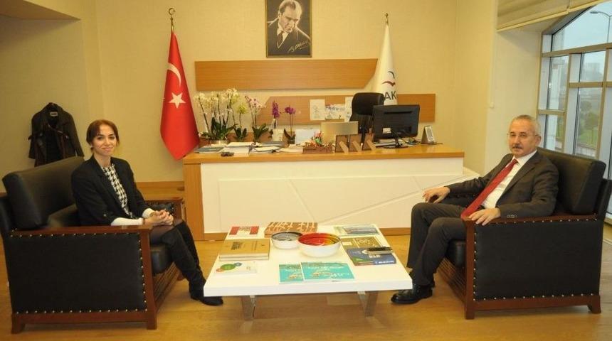 Ahmet Sırrı Beşel, Elif Acar’a Yeni Görevinde Başarılar Diledi