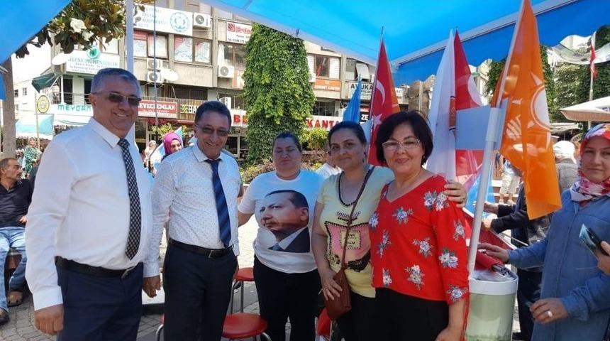 Başkan Saka, Se&ccedil;im Stantlarını Ziyaret Etti