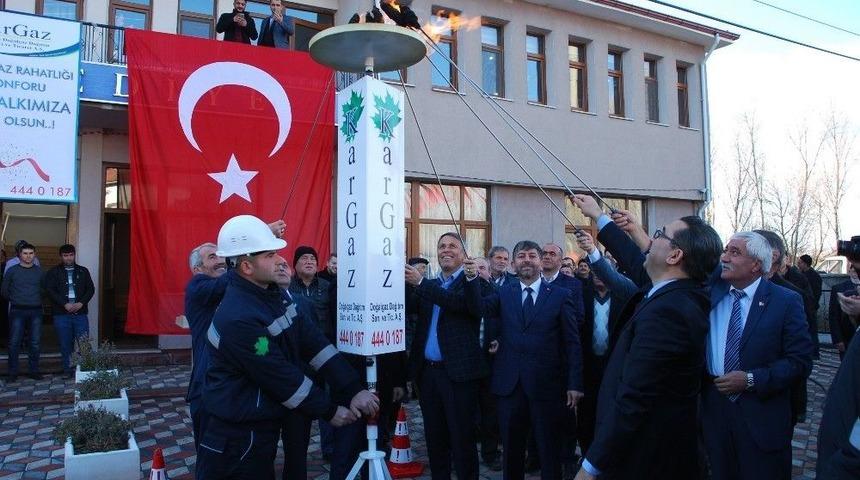Kar-gaz&rsquo;dan 2 İl&ccedil;e Ve 1 Beldeye Doğalgaz