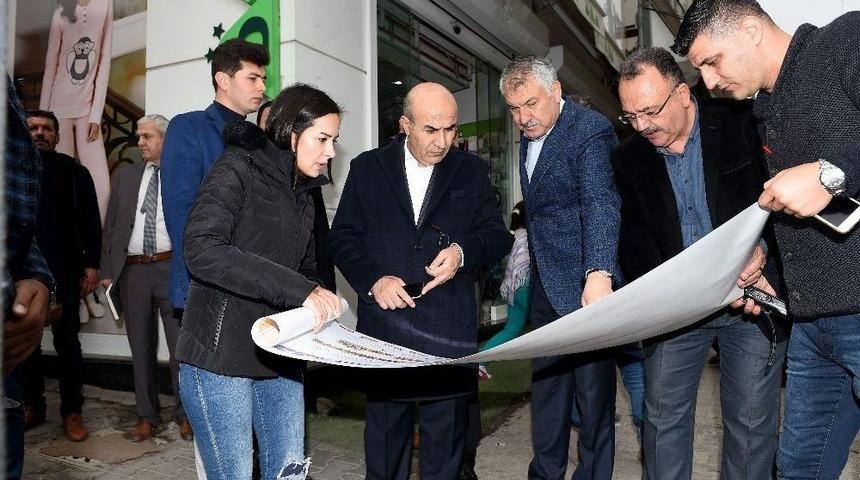 Vali Mahmut Demirtaş, Kent Meydanını İnceledi