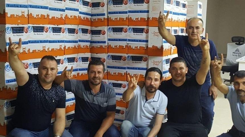 İncirliova &Uuml;lk&uuml; Ocağından Gıda Yardımı