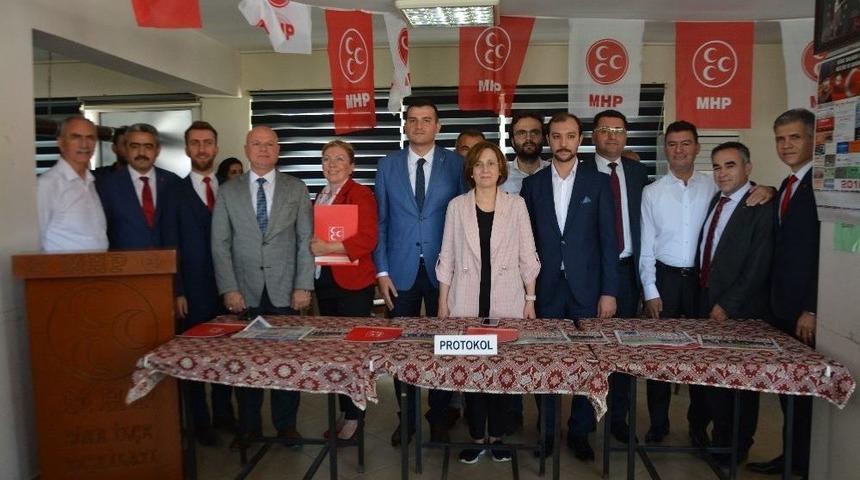 Mhp’li Deniz Depboylu Seçim Çalışmalarını Söke’de Sürdürdü