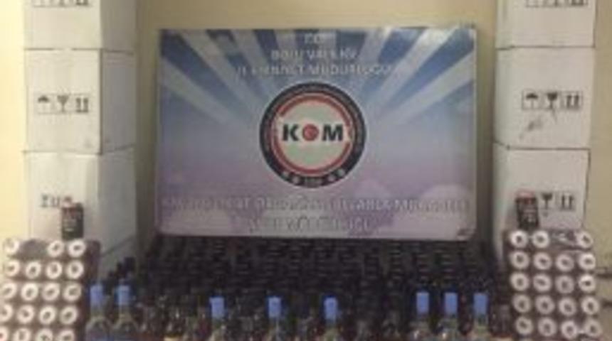 Bolu’da Kaçak İçki Operasyonu