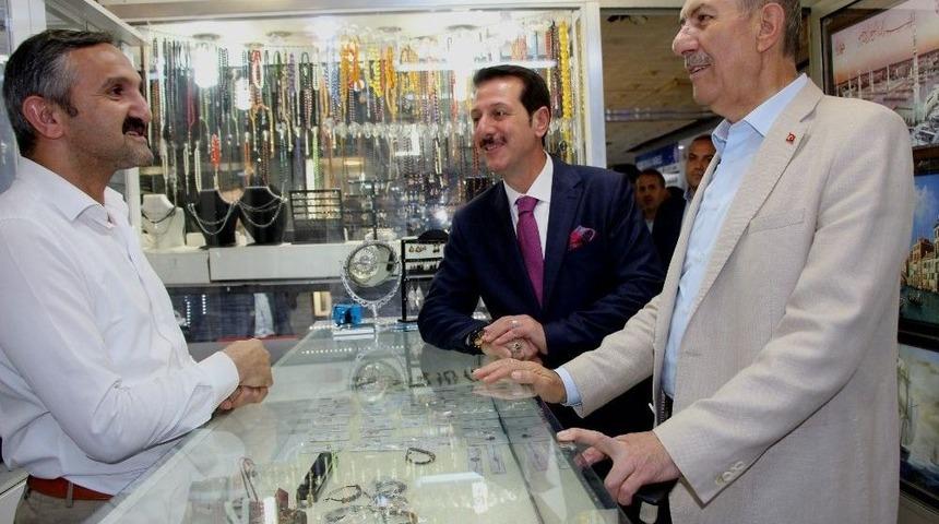 Bakan Demircan&rsquo;dan Esnaf Ziyareti