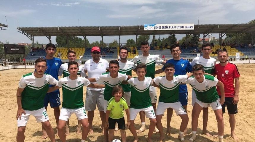 Manisa B&uuml;y&uuml;kşehir, Plaj Futbolunda Şampiyon Oldu