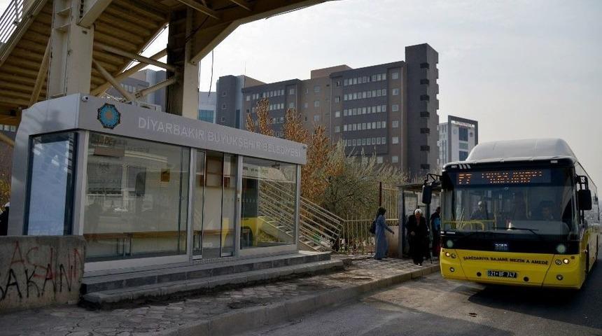 Diyarbakır&rsquo;da Klimalı Durak Sayısı Artıyor