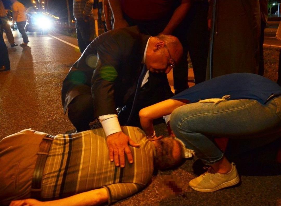 Aday Yediyıldız&rsquo;dan Yaralıya Hayati Dokunuş