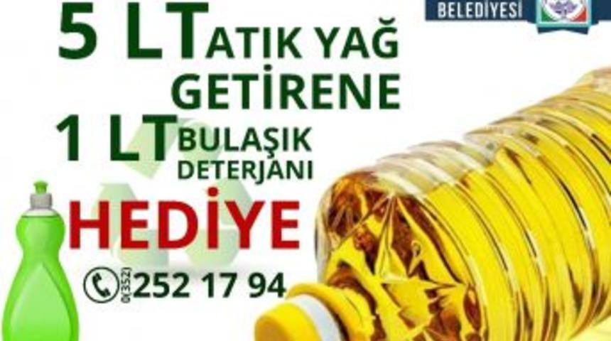 Melikgazi&rsquo;de 10 G&uuml;nde 475 Litre Atık Yağ Toplandı