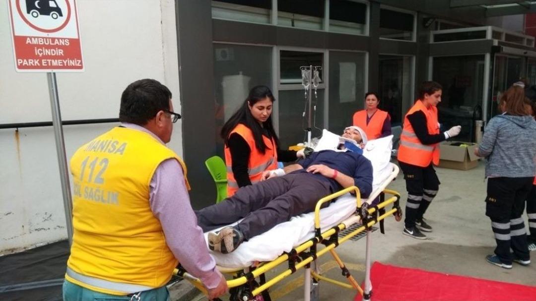 Selendi&rsquo;de Tatbikat Ger&ccedil;eği Aratmadı