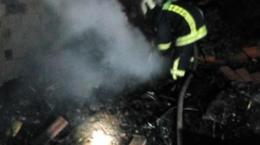 Ahırda &Ccedil;ıkan Yangında 21 Hayvan Telef Oldu