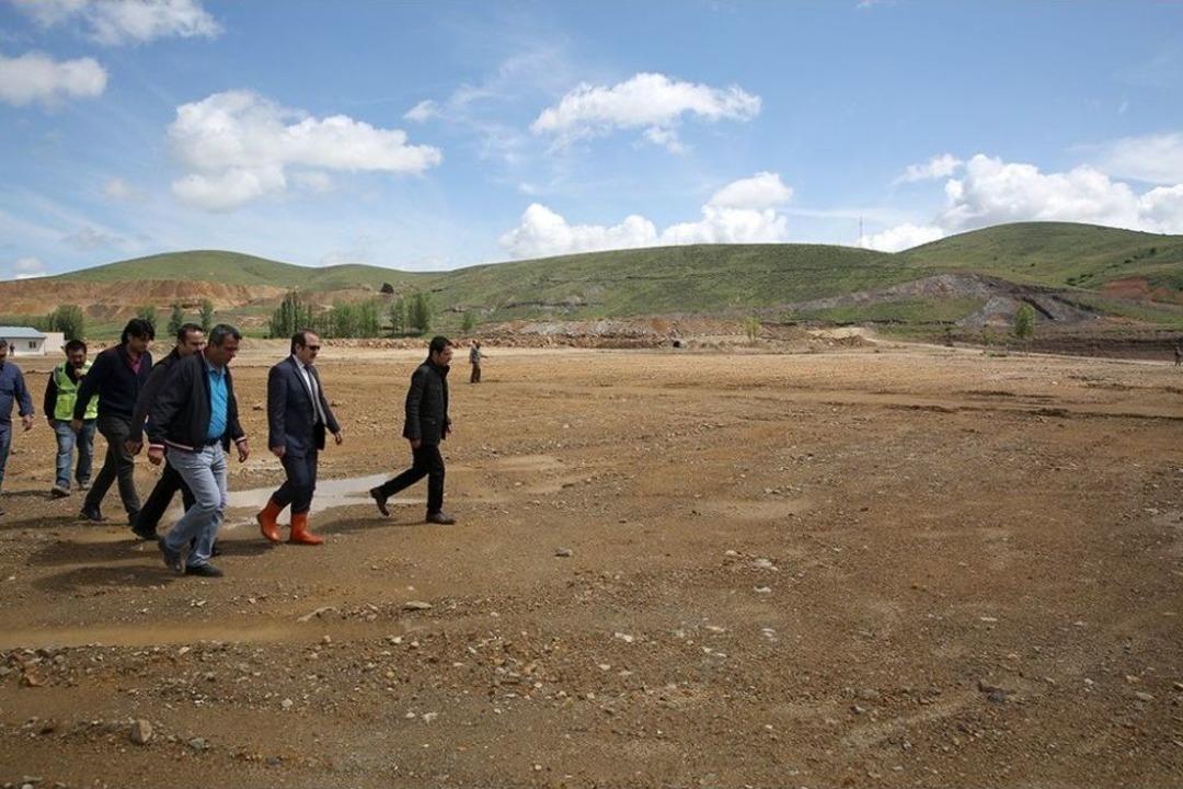 Vali Ali Hamza Pehlivan Kırklartepe Barajı İnşaat &Ccedil;alışmalarını İnceledi