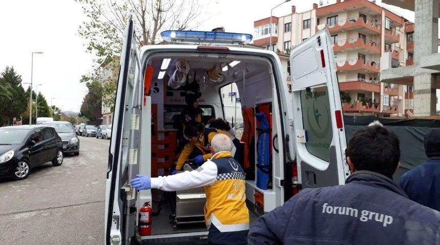 İnşaattan D&uuml;şen İş&ccedil;i Yaralandı
