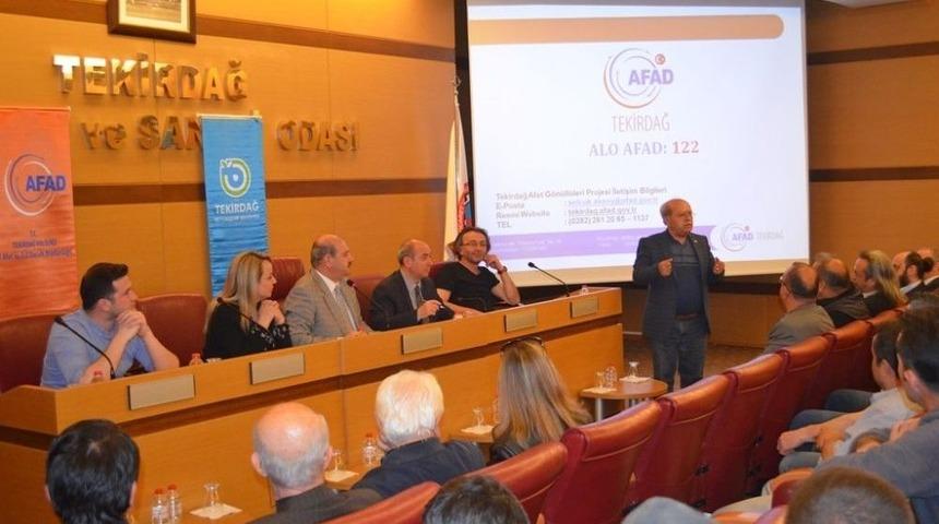 Tekirdağ Afet G&ouml;n&uuml;ll&uuml;leri Projesi Hayata Ge&ccedil;ti