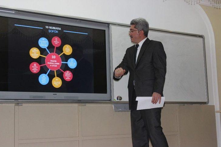 Servis Şoförlerine "iyi Dersler Şoför Amca" Eğitim Semineri G5