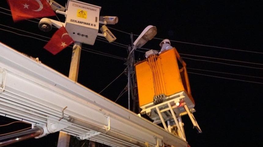 Ceylanpınar’da Aydınlatma Çalışması