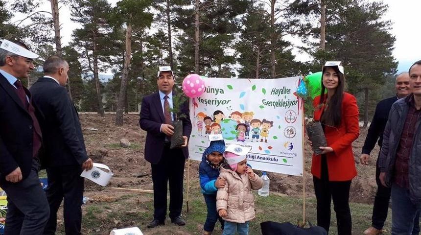 Sarıkamış&rsquo;ta Fidan Dikimi Yapıldı