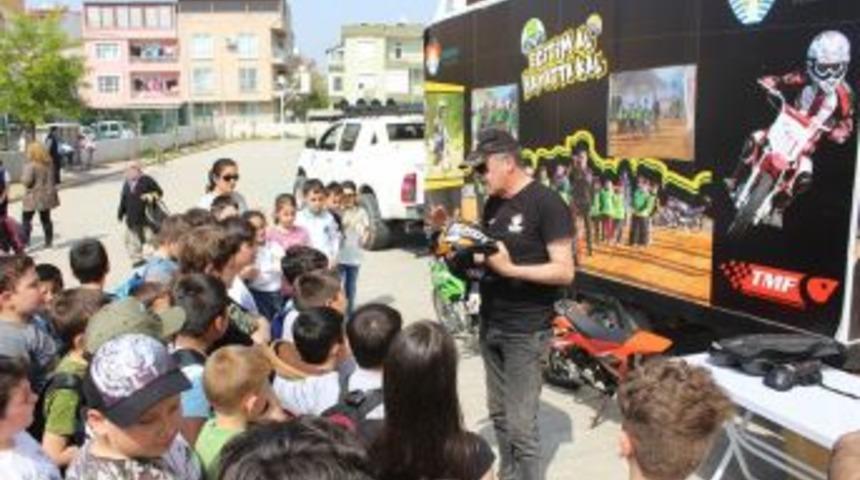 G&uuml;venli Motosiklet Eğitimi &Ccedil;anakkale Ayağı Başladı