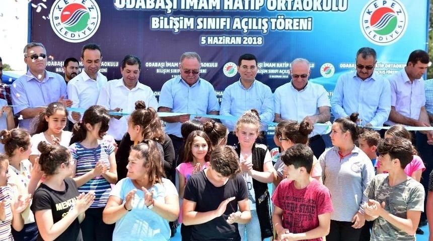 Kepez&rsquo;den K&ouml;y Okuluna Bilişim Sınıfı