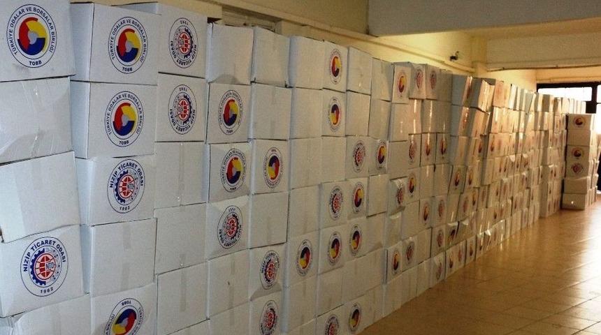 Nizip&rsquo;te 925 Aileye Ramazan Yardımı