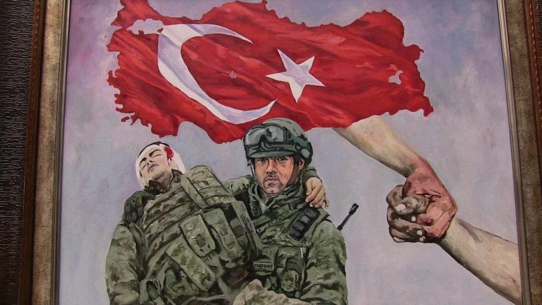 Ressamın Kurgu İ&ccedil;in Afrin&rsquo;den İstediği Fotoğraf Ger&ccedil;ek Oldu