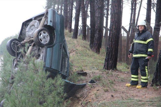 Hurdaya Dönen Araçtan Sağ Çıktılar