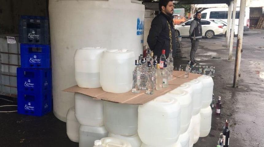 İstanbul&rsquo;da Yılbaşı &Ouml;ncesi Sahte Ve Ka&ccedil;ak İ&ccedil;ki Operasyonu