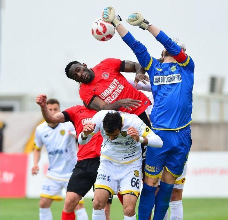 Spor Toto 1. Lig: Ümraniyespor: 1 - Ankaragücü: 1 G4