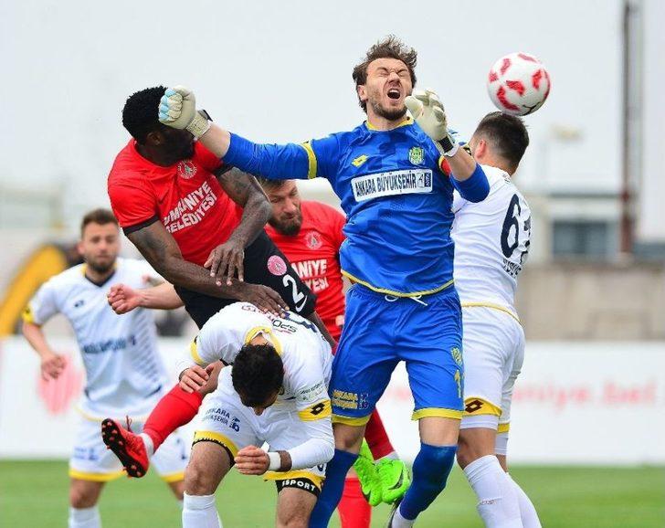 Spor Toto 1. Lig: Ümraniyespor: 1 - Ankaragücü: 1 G5