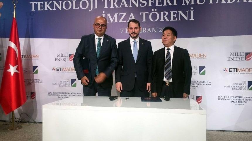 Enerji Ve Tabii Kaynaklar Bakanı Berat Albayrak:"y&uuml;ksek Teknoloji Bor Karb&uuml;r Tesisini Kuruyoruz"