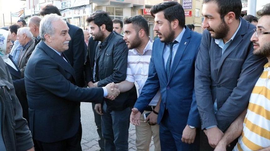 Bakanlar Fakıbaba Ve T&uuml;fenkci&rsquo;den Ak Parti İl Başkanlığına Ziyaret