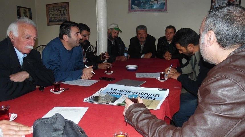 Tunceli&rsquo;de Sulama Kooperatifi Kurma &Ccedil;alışmaları