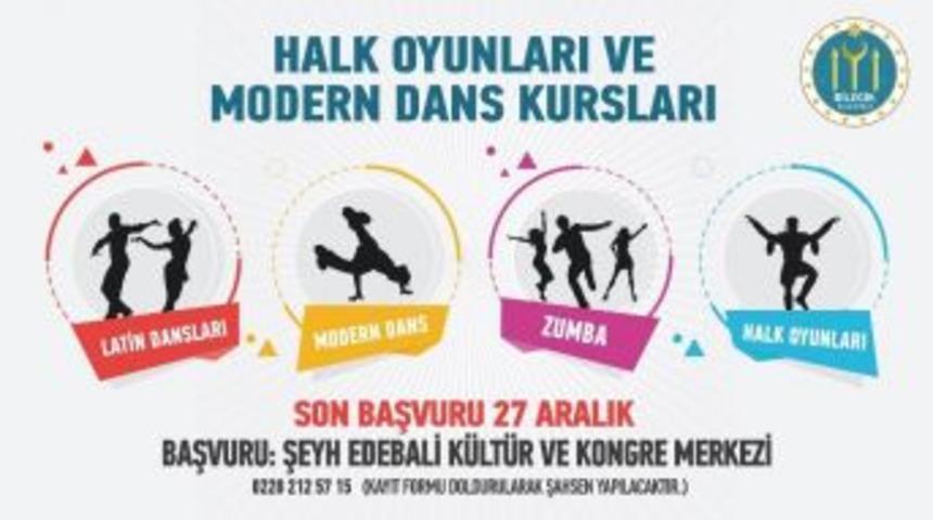 Bilecik Belediyesi&rsquo;nden Halk Oyunları Ve Modern Dans Kursları