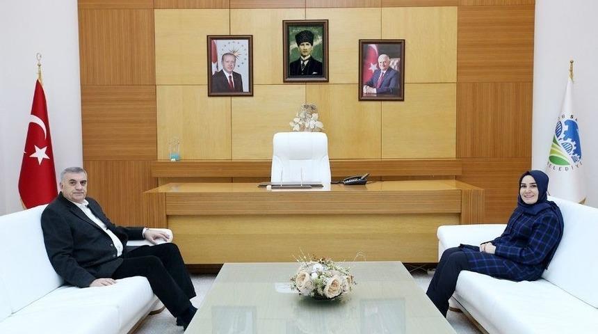 Başkan To&ccedil;oğlu, Ticaret Borsası Y&ouml;netimi İle Bir Araya Geldi