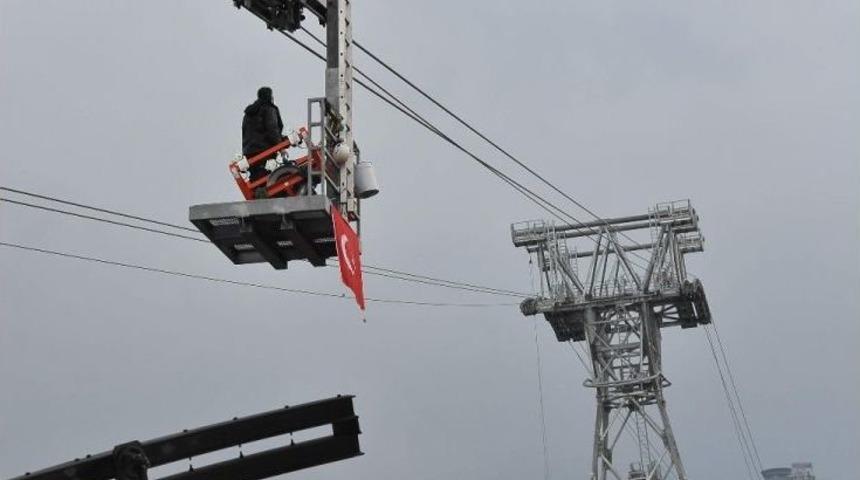 Karadeniz&rsquo;in En Uzun Mesafeli Teleferik Projesinde Sona Gelindi