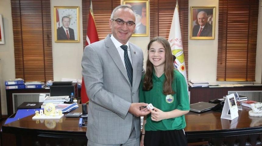 Başkan Yılmazer, Şampiyonları Ağırladı