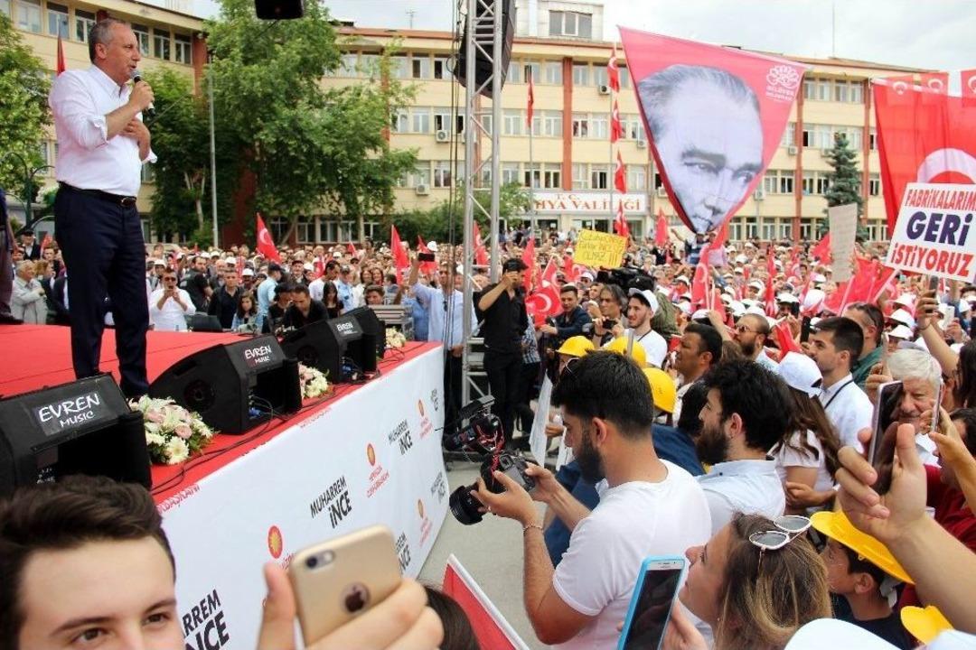 Muharrem İnce: "meydanlarda &rsquo;o Sarayı Senin Başına Yıkacağım&rsquo; Dedim, Kastettiğim Şatafat"