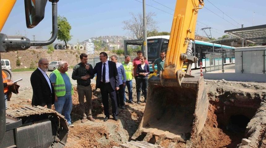 Sekapark-plajyolu Hattında &Ccedil;alışmalar Başladı