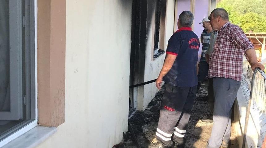 Sungurlu&rsquo;da Ev Yangını