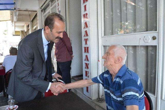 Mhp’li Osmanağaoğlı, Bornova’da Seçmenlerle Buluştu