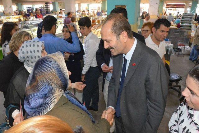 Mhp’li Osmanağaoğlı, Bornova’da Seçmenlerle Buluştu