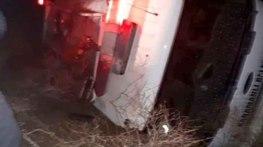 Yangına Giderken Kaza Ge&ccedil;irdiler