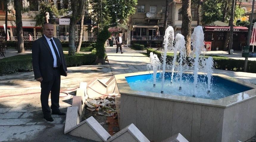 Taşköprü Cumhuriyet Parkı’nda Tarihi Dokuya Yakışan Düzenleme Devam Ediyor