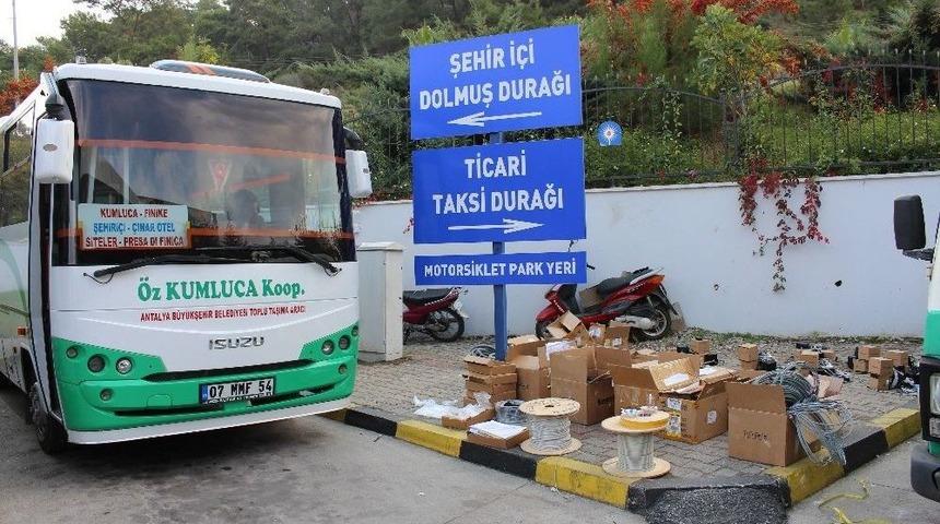 Kumluca&rsquo;da Toplu Taşıma Ara&ccedil;larına Kamera Takılıyor
