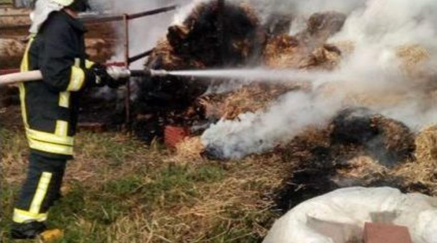 Denizli&rsquo;de Samanlık Yangını