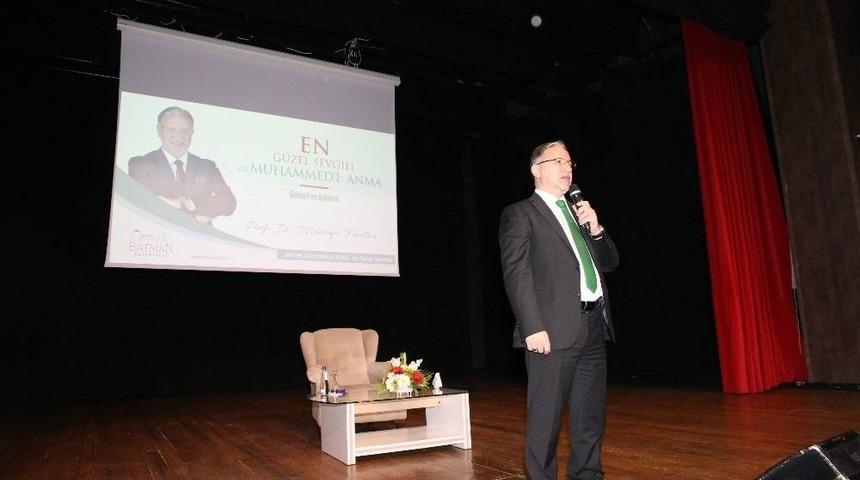 Prof. Dr. Mustafa Karataş Batmanlılarla Buluştu