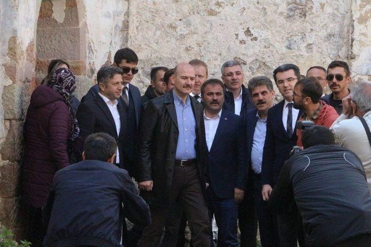 Bakan Soylu Santa Harabeleri’ni Gezdi G4