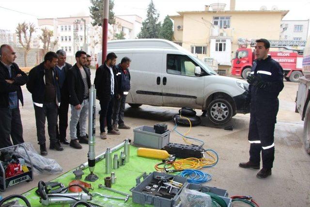 Silopi’de İtfaiye Personellerine İş Güvenliği Eğitimi