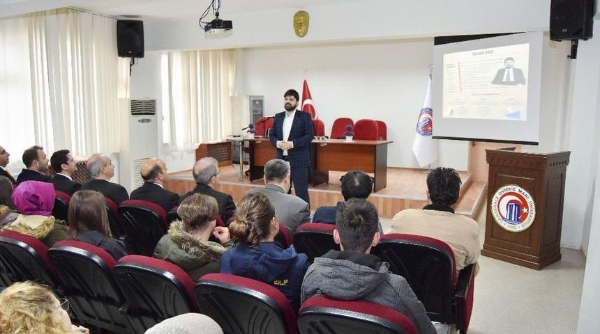 Volkan Uslu, Biga Meslek Y&uuml;ksekokulu &Ouml;ğrencilerine Tecr&uuml;belerini Aktardı