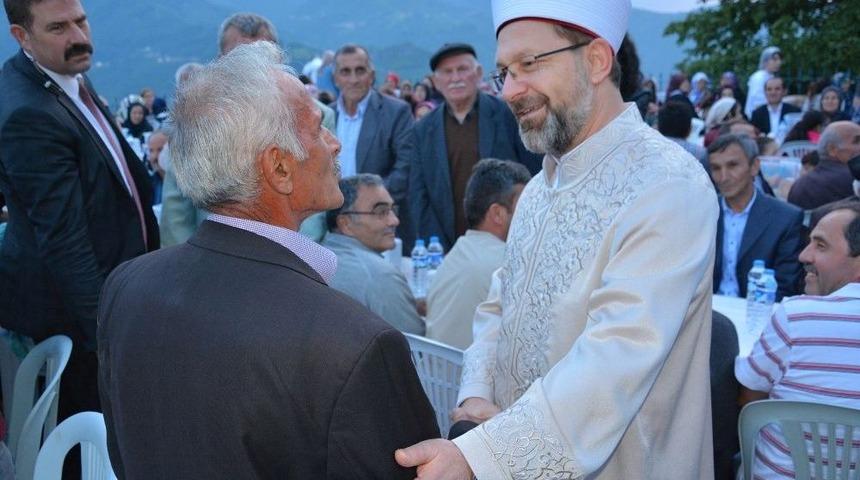 Erbaş, Memleketinde İftar Programına Katıldı